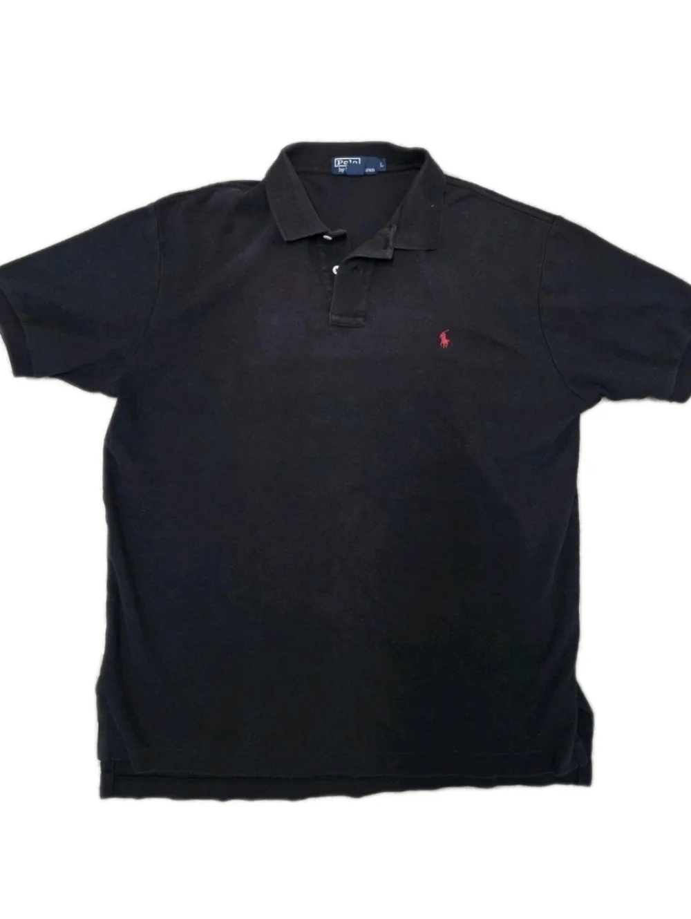 Polo Ralph Lauren Men’s Polo Shirt Large Navy Blue Red Pony Preppy School Golf